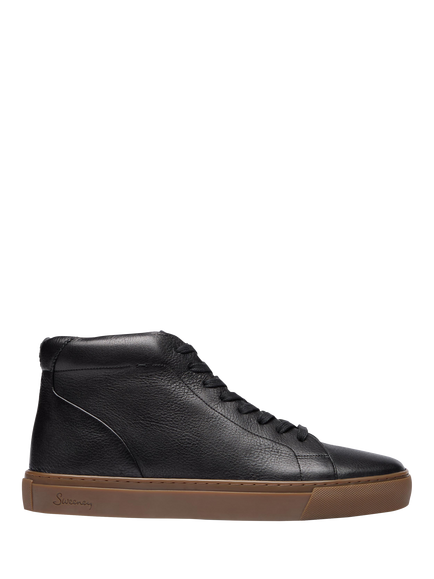 Oliver Sweeney Laxey Leather Trainers, Black, Black