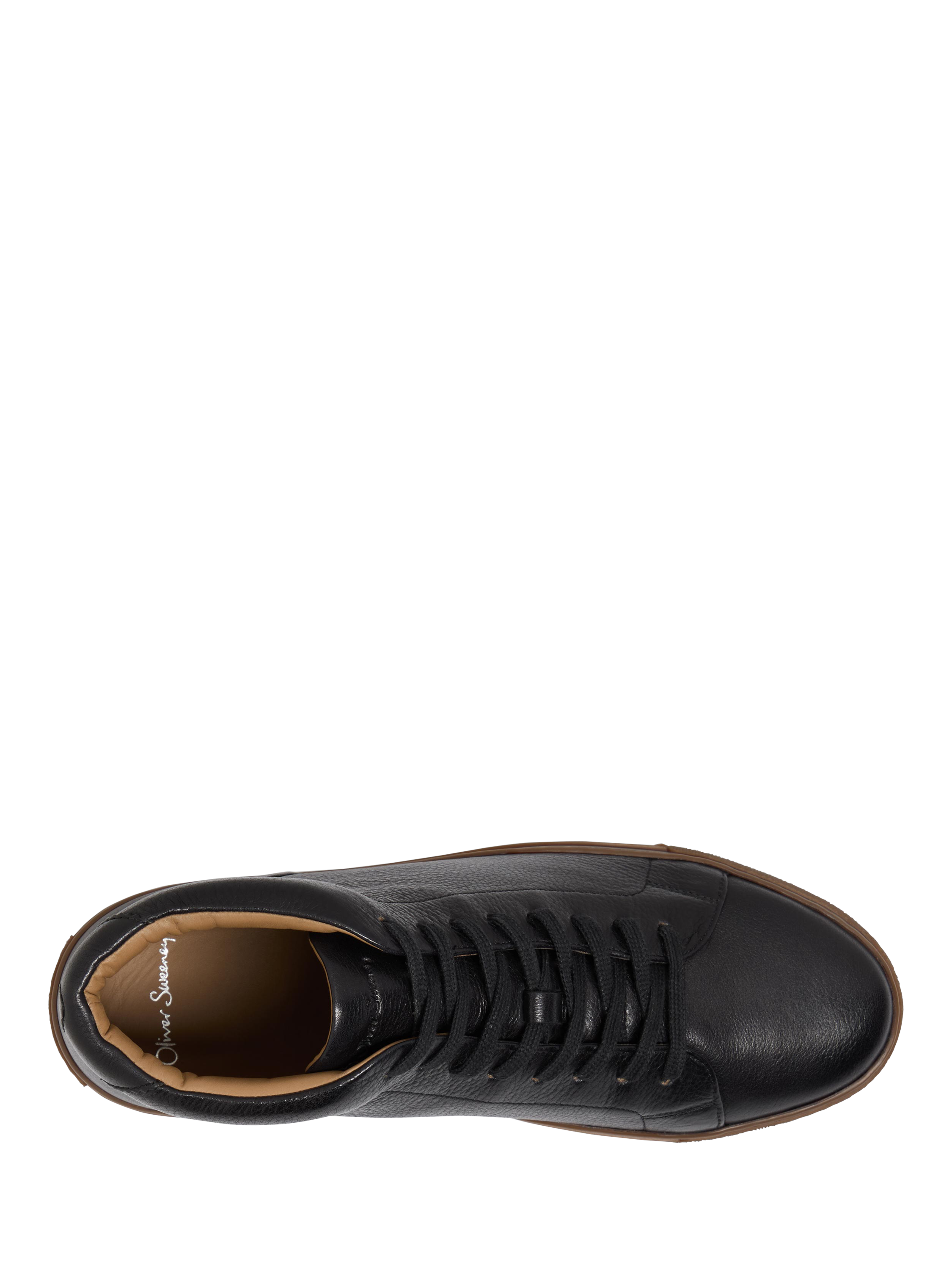 Product image 4 of 5, which shows Oliver Sweeney Laxey Leather Trainers, Black, 10