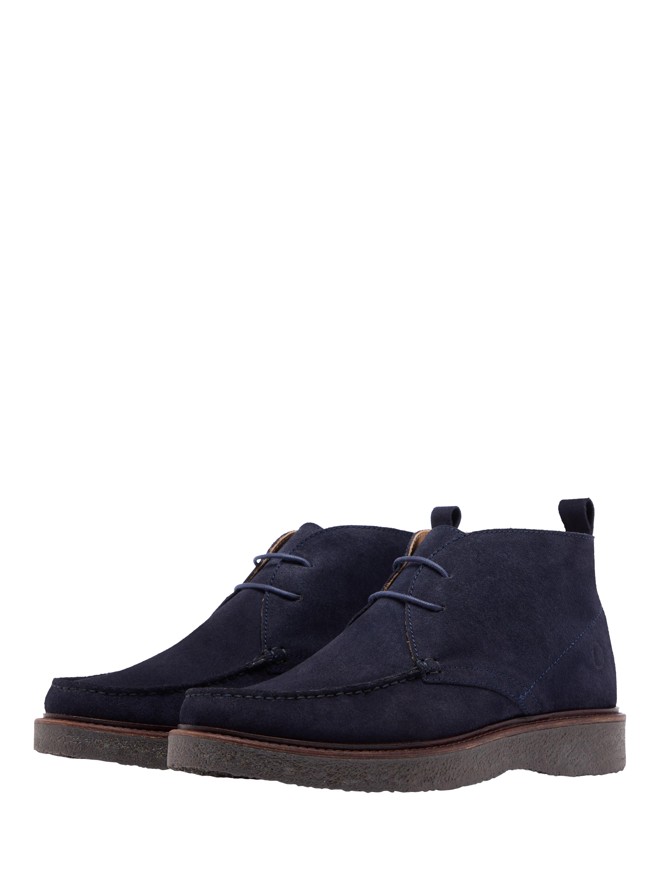 Product image 2 of 5, which shows Oliver Sweeney Xixona Suede Chukka Boots, Navy, 7