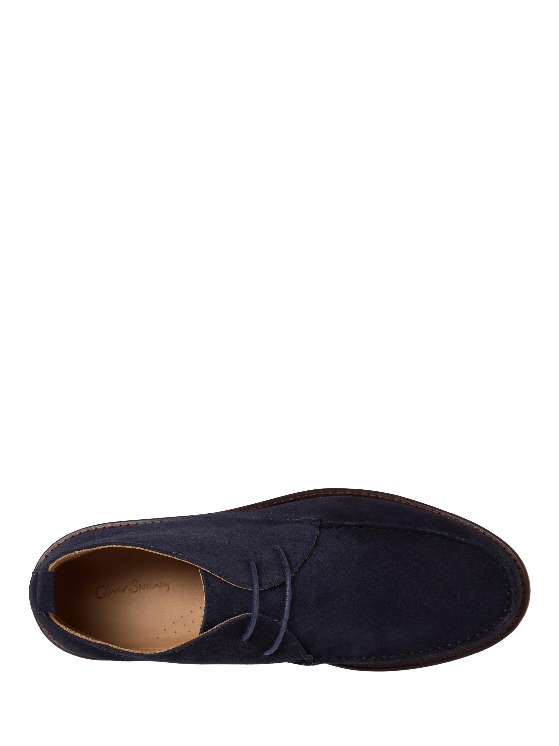 Product image 4 of 5, which shows Oliver Sweeney Xixona Suede Chukka Boots, Navy, 7