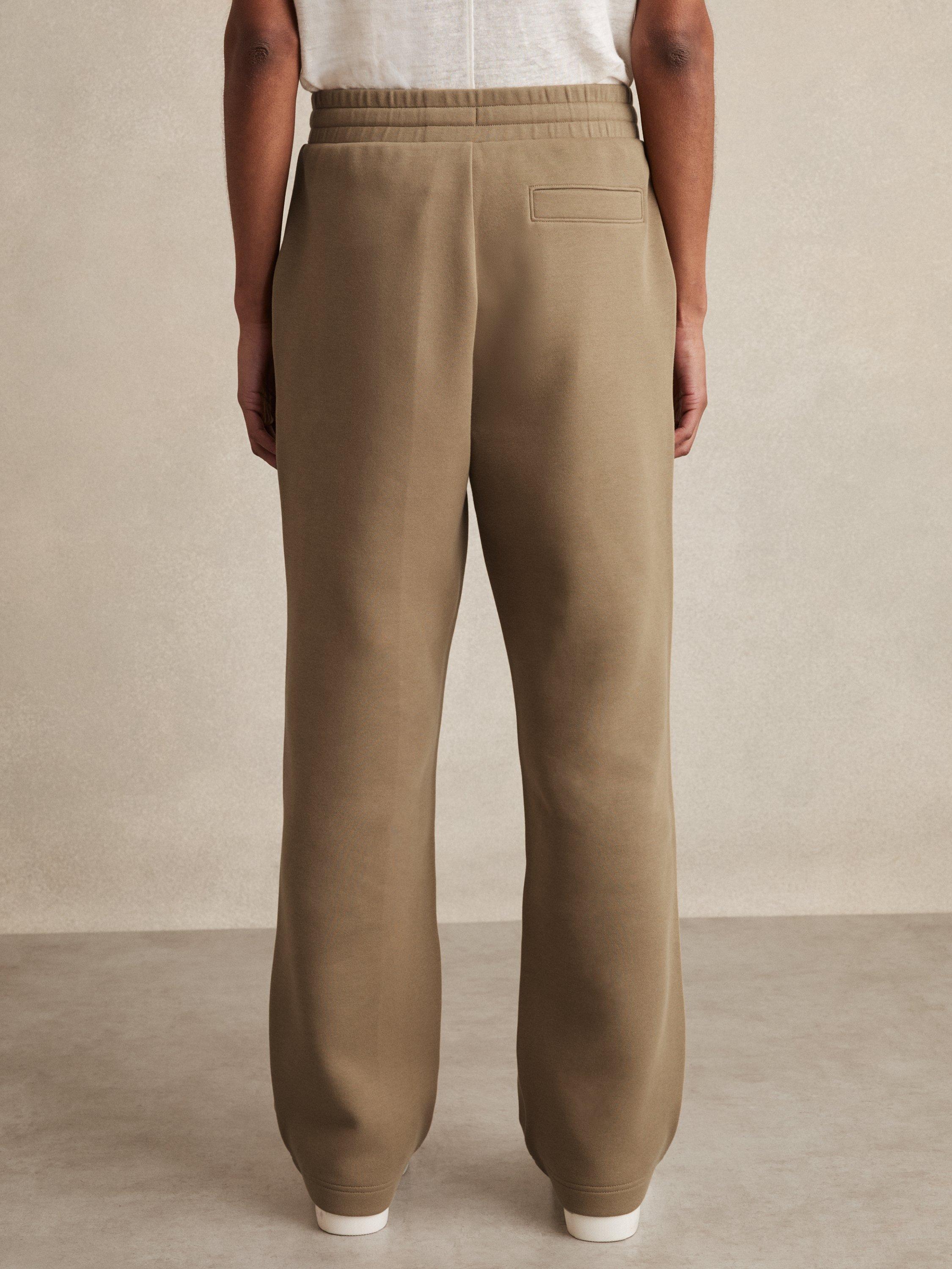 Product image 2 of 5, which shows Reiss Gaia Wide Leg Joggers, Camel, S