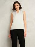 Hobbs Nina Satin Blouse, Ivory
