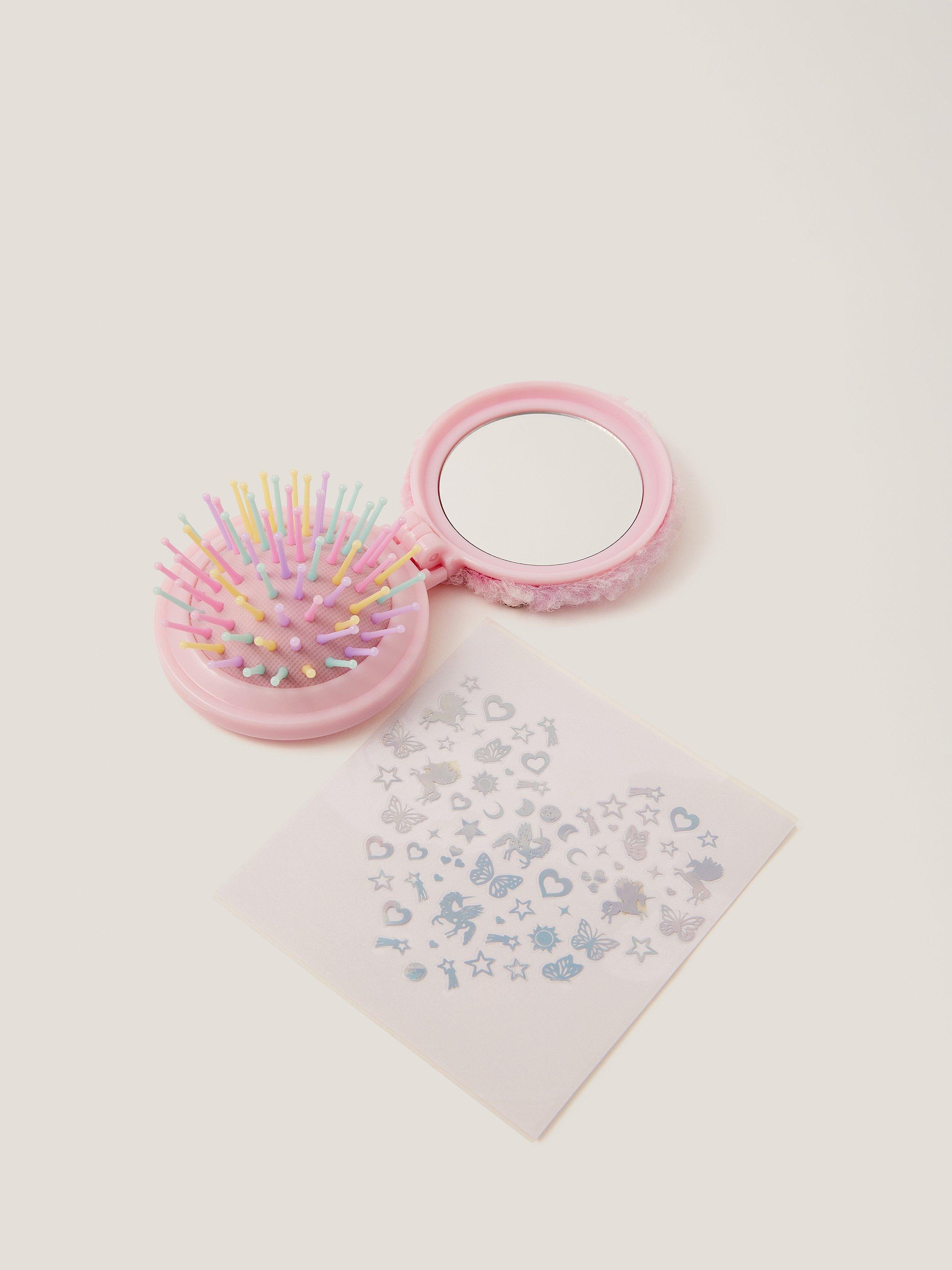 Product image 2 of 2, which shows Monsoon Kids' Cosmic Unicorn Brush and Nail Set, Multi, One Size