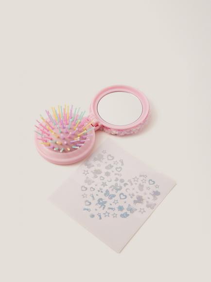 Monsoon Kids' Cosmic Unicorn Brush and Nail Set, Multi - view 2, Multi