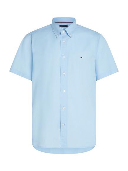 Tommy Hilfiger Core Flex Poplin Cotton Regular Fit Shirt, Sweet Blue, Sweet Blue