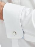 Simon Carter Cog Cufflinks, Grey Silver