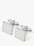 Simon Carter Dog Tooth Cufflinks, White