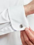 Simon Carter Lifebouy Cufflinks, Grey Silver