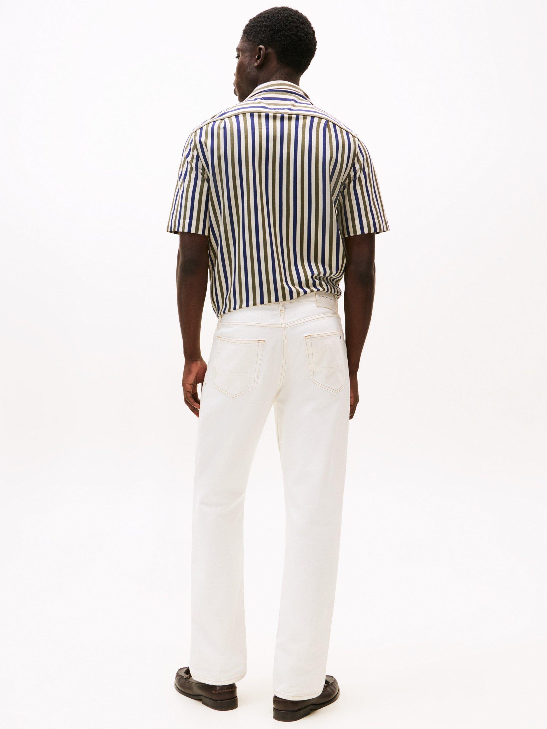 Product image 2 of 5, which shows Tommy Mid Rise Hilfiger Loose Fit Jeans, Ecru, 32S