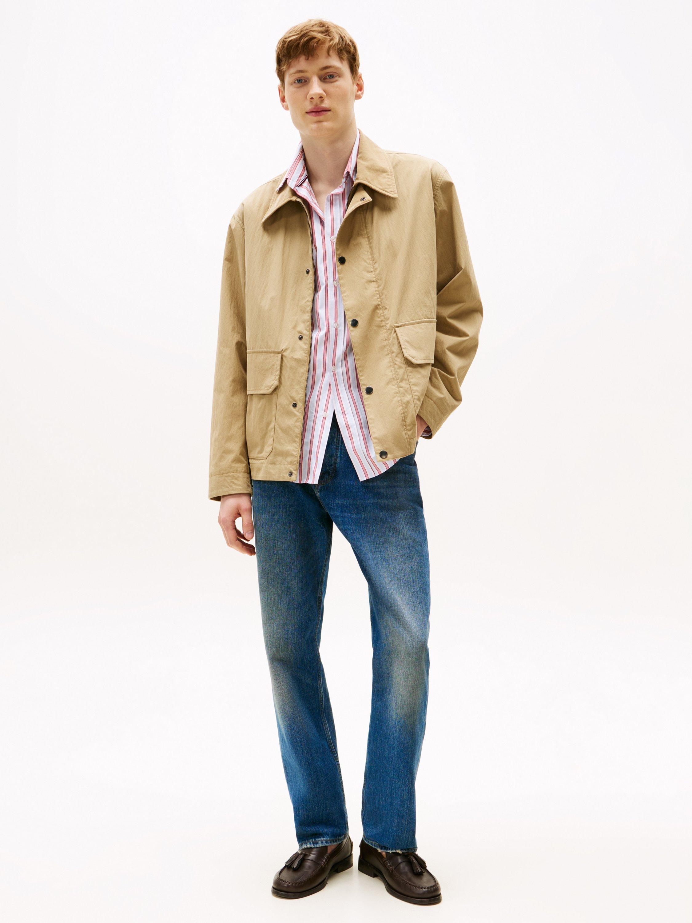 Product image 3 of 5, which shows Tommy Hilfiger Mid Rise Straight Jeans, Abbots Blue, 30R
