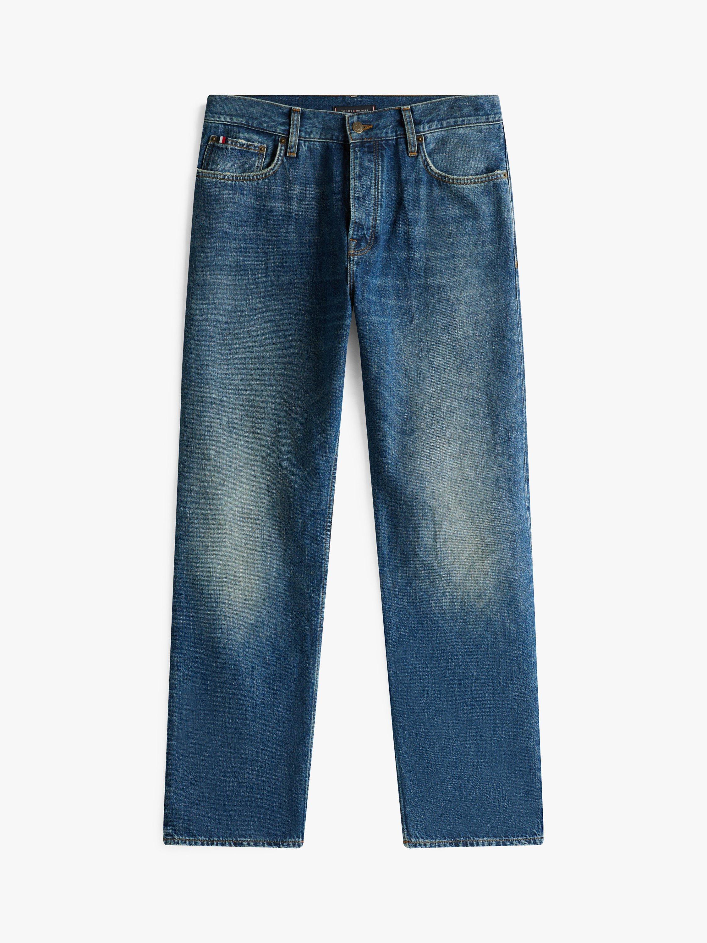 Product image 5 of 5, which shows Tommy Hilfiger Mid Rise Straight Jeans, Abbots Blue, 30R