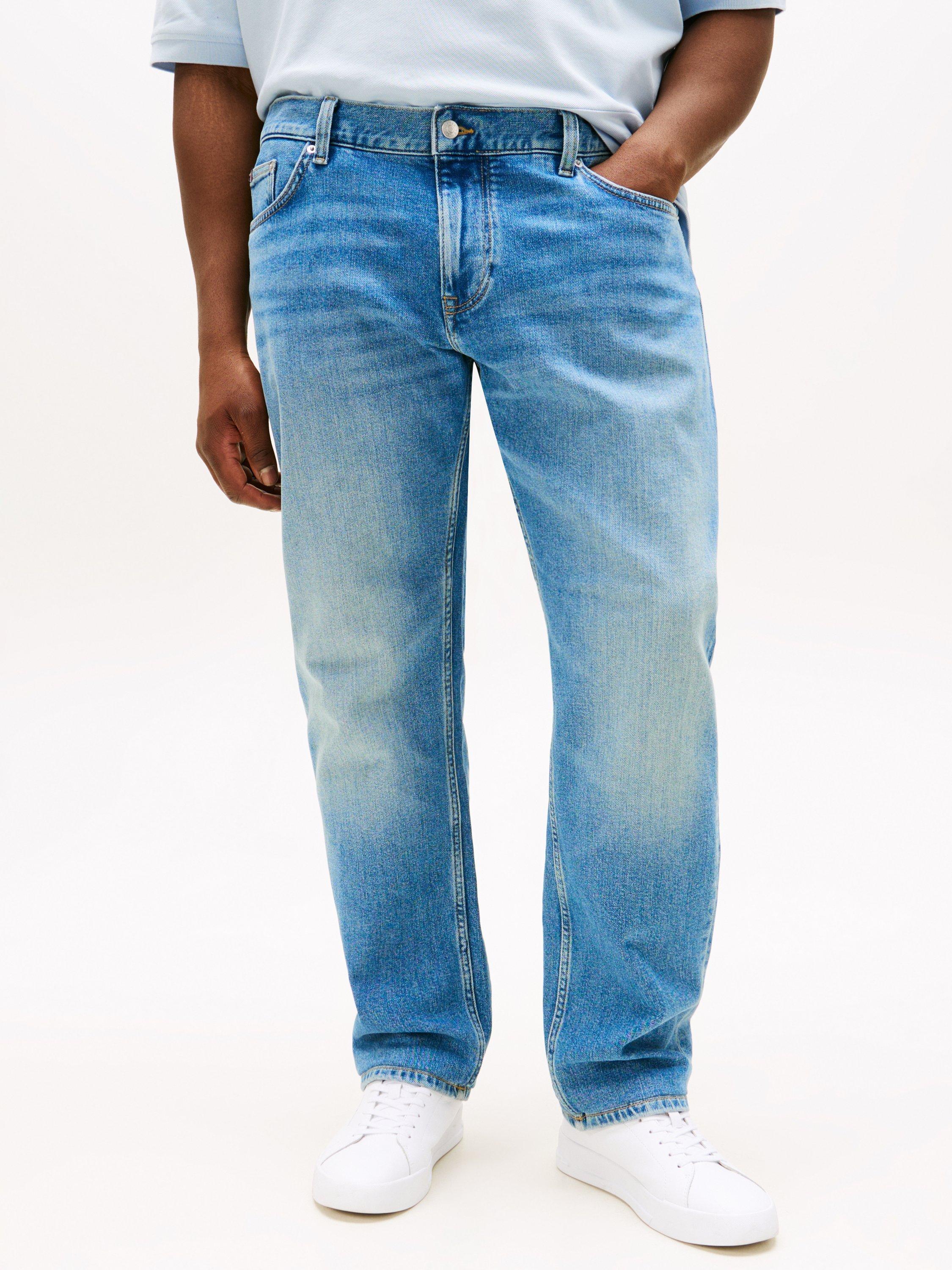 Product image 1 of 5, which shows Tommy Hilfiger Straight Fit Jeans, Bennet Blue, 46R