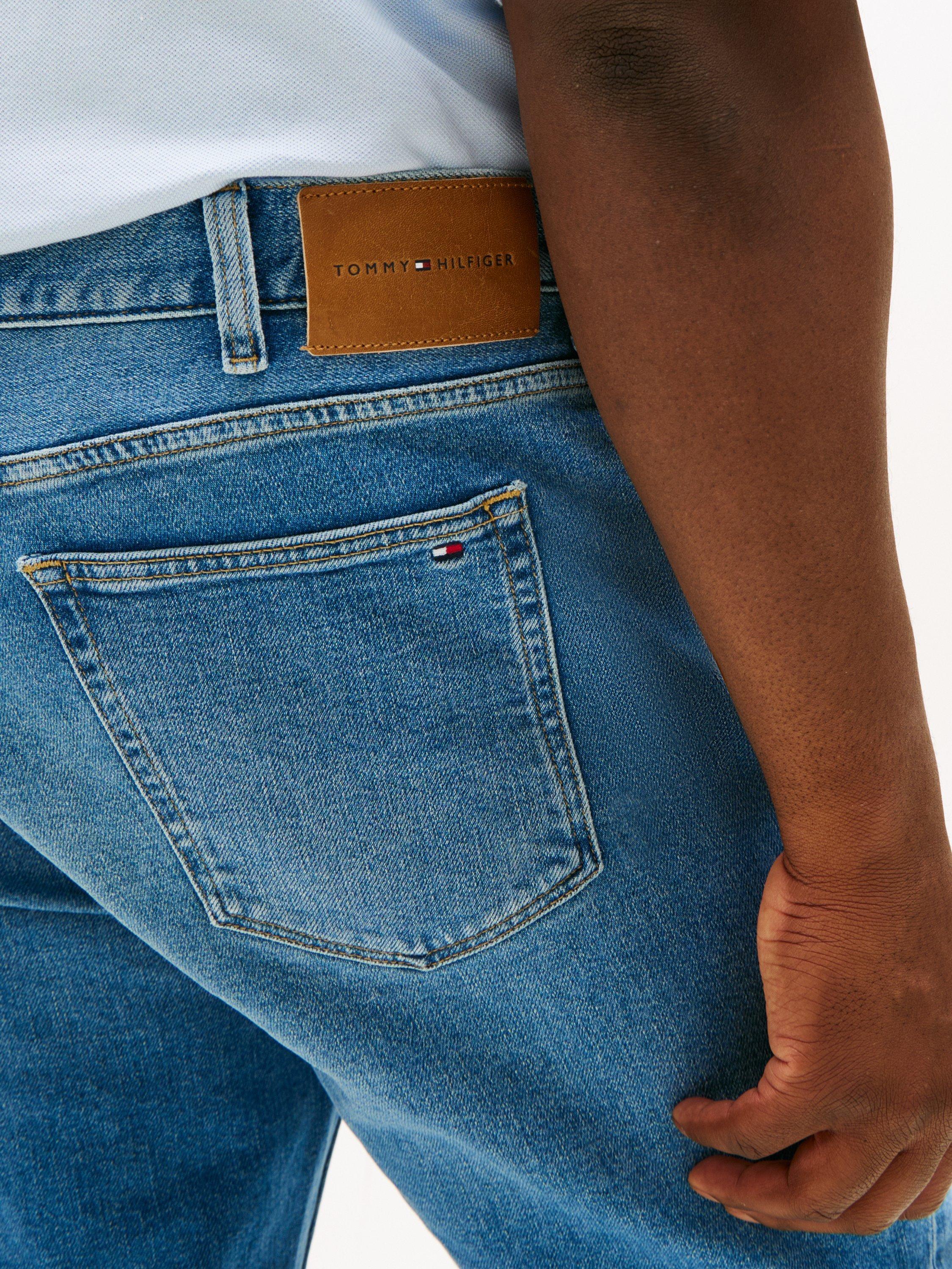 Product image 4 of 5, which shows Tommy Hilfiger Straight Fit Jeans, Bennet Blue, 46R
