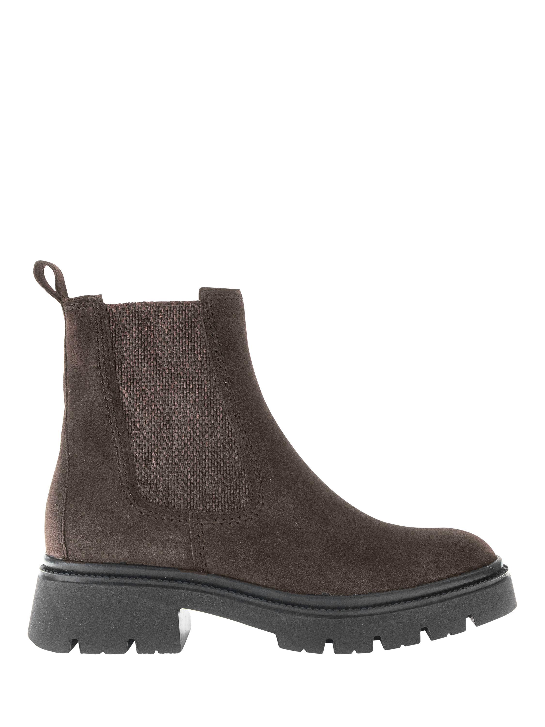 Gabor Marissa Suede Zip Chelsea Boots, Brown