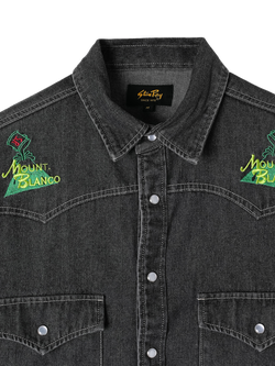 Stan Ray Cotton Regular Fit Denim Western Shirt, Stonewash Bk - view 2, Stonewash Bk