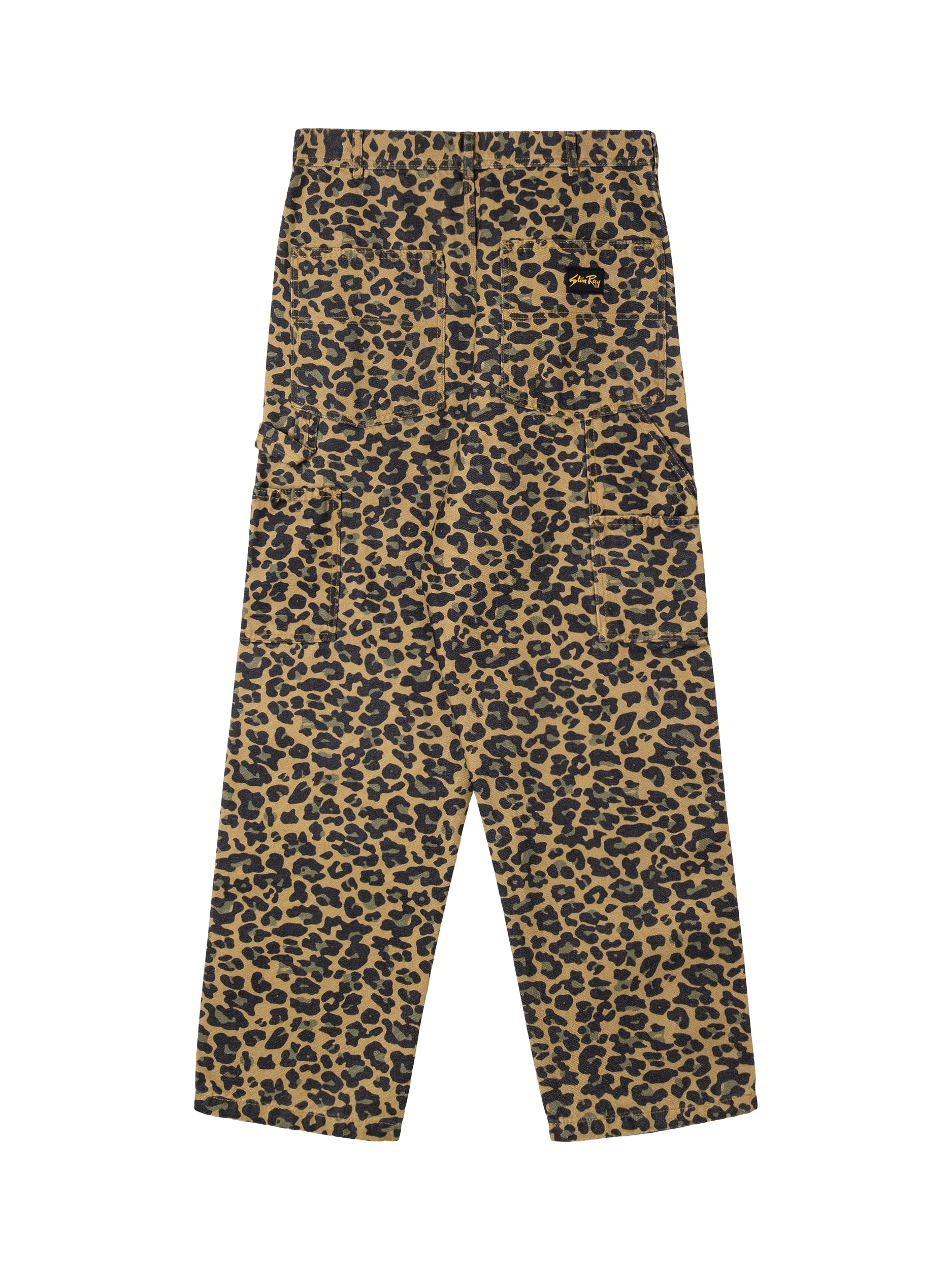 Product image 2 of 5, which shows Stan Ray Cotton Denim Original Painter Trousers, Leopard, 32R