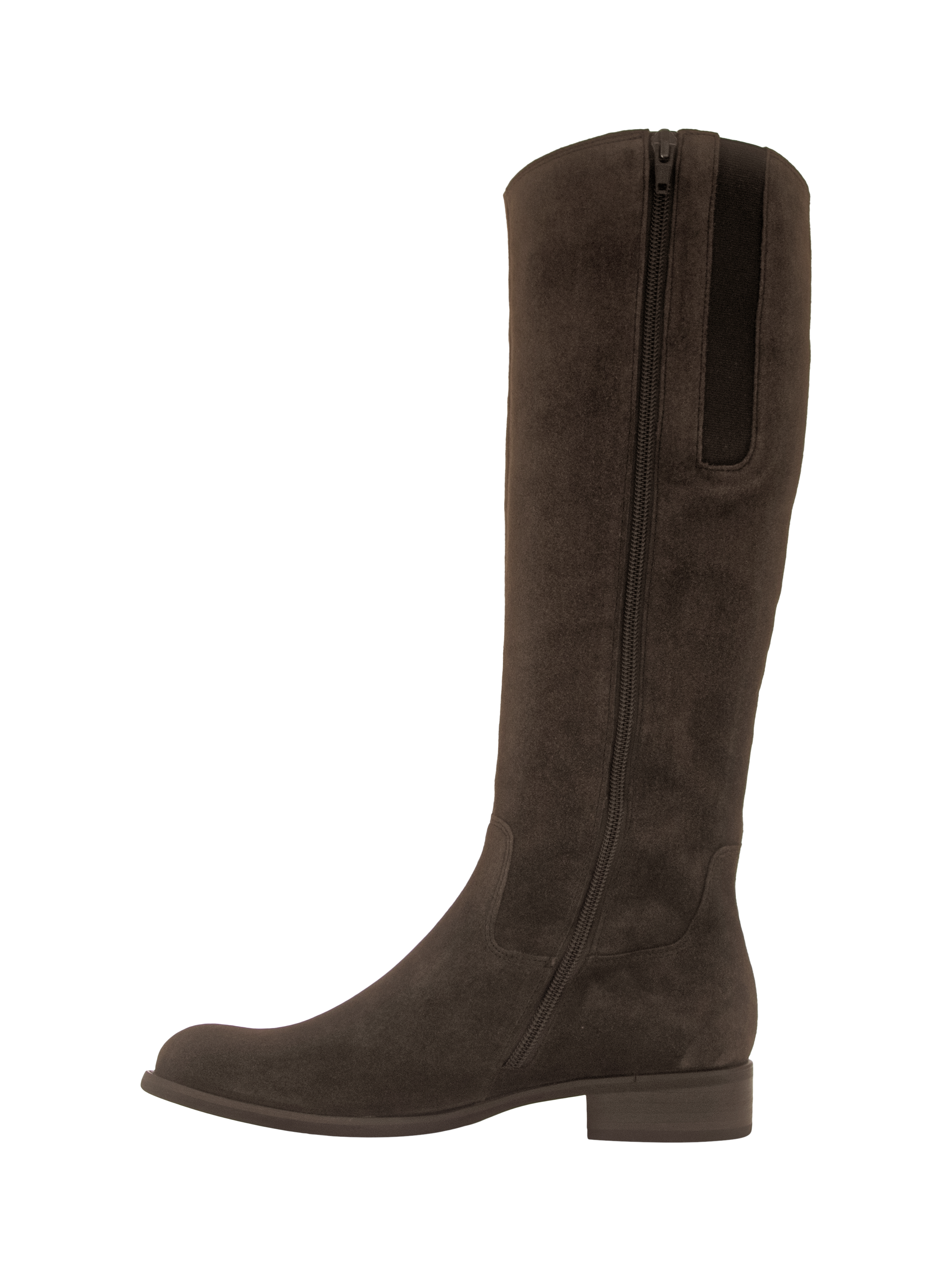 Product image 3 of 3, which shows Gabor Brook Suede Knee High Boots, Brown, 3