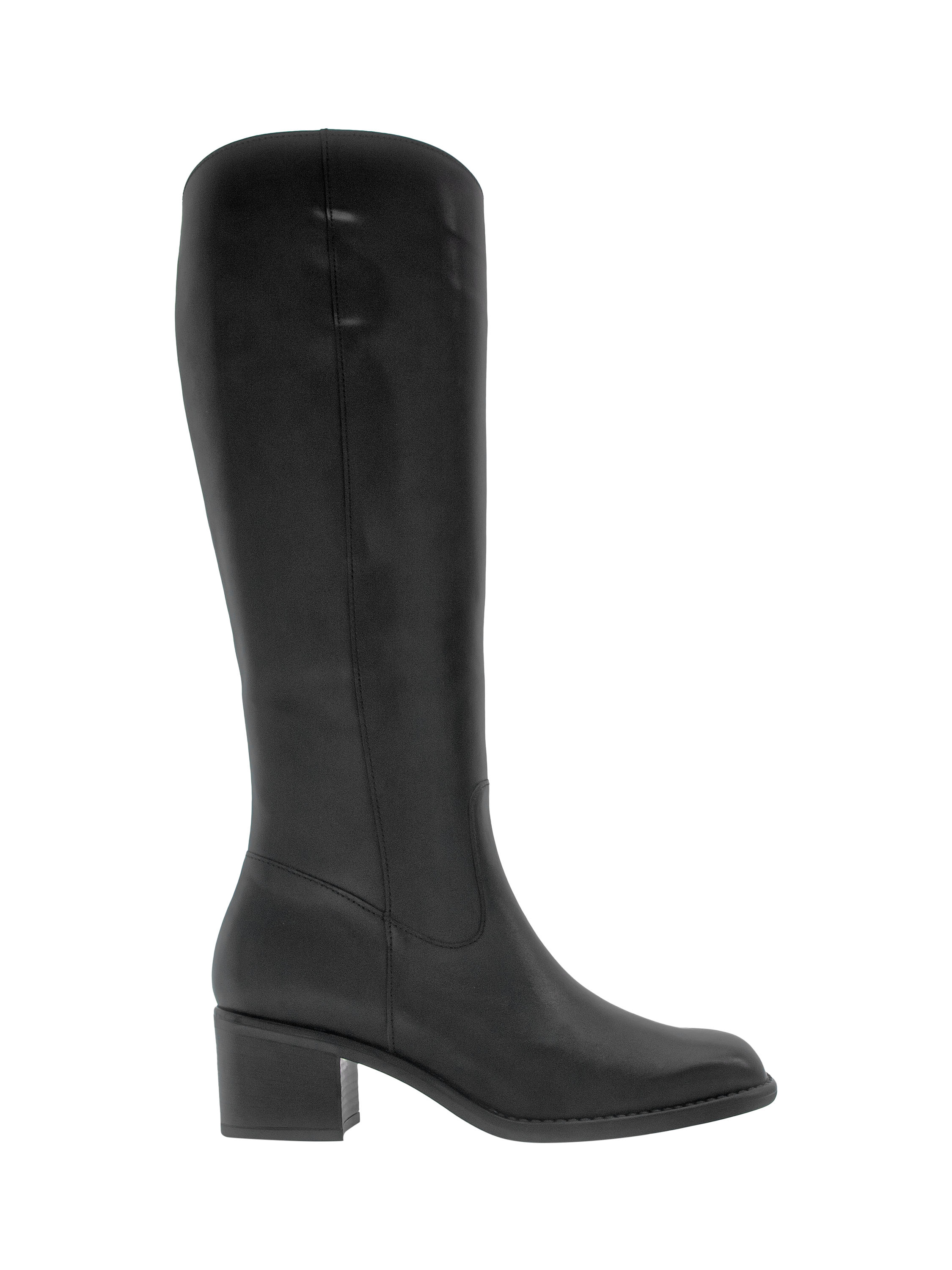 Gabor Eastwick Wide Fit Leather Knee High Boots, Black