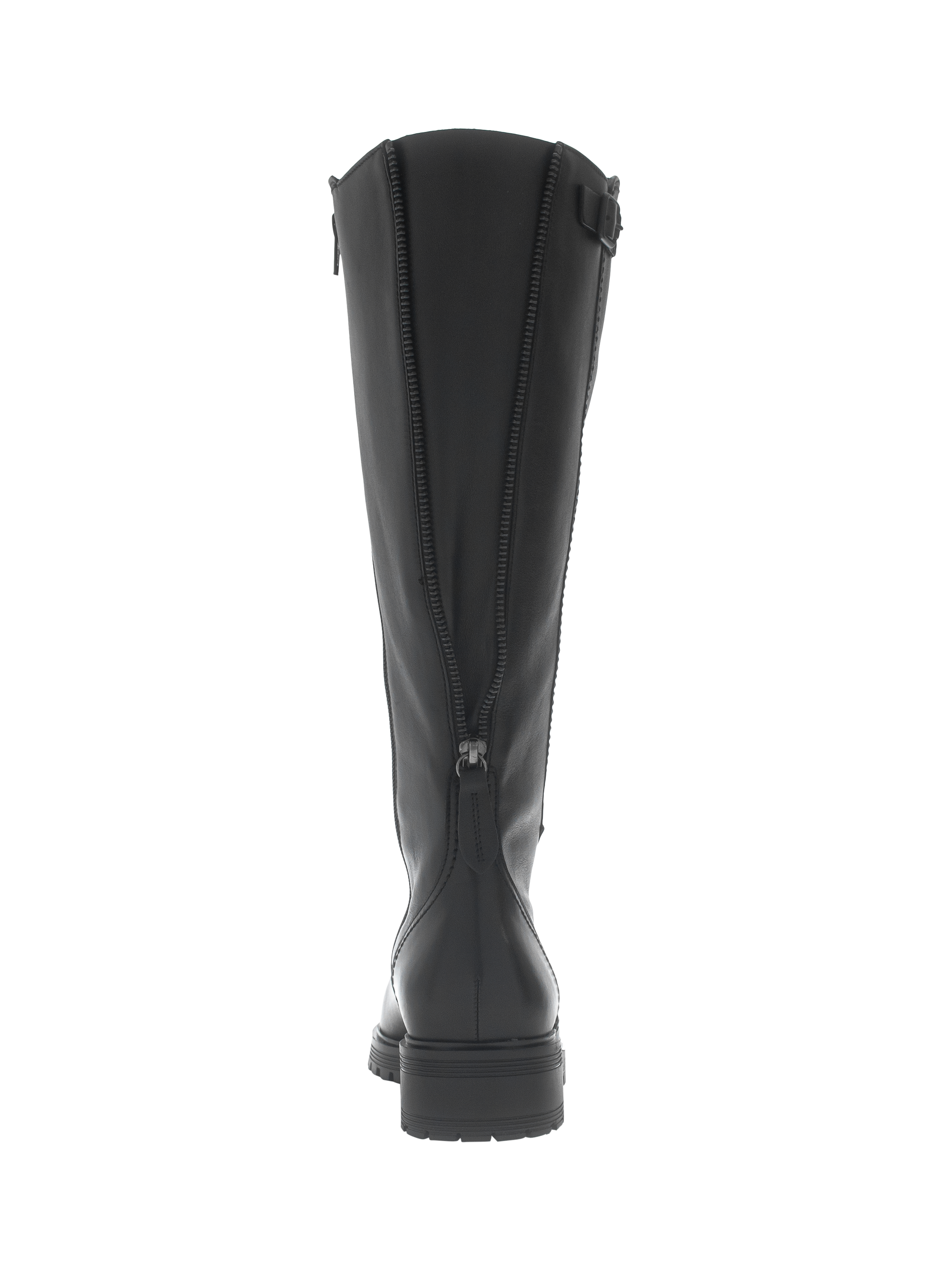 Product image 2 of 3, which shows Gabor Fizzy Wide Fit Leather Knee High Boots, Black, 4.5