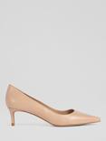 L.K.Bennett New Ava Kitten Heel Leather Court Shoes