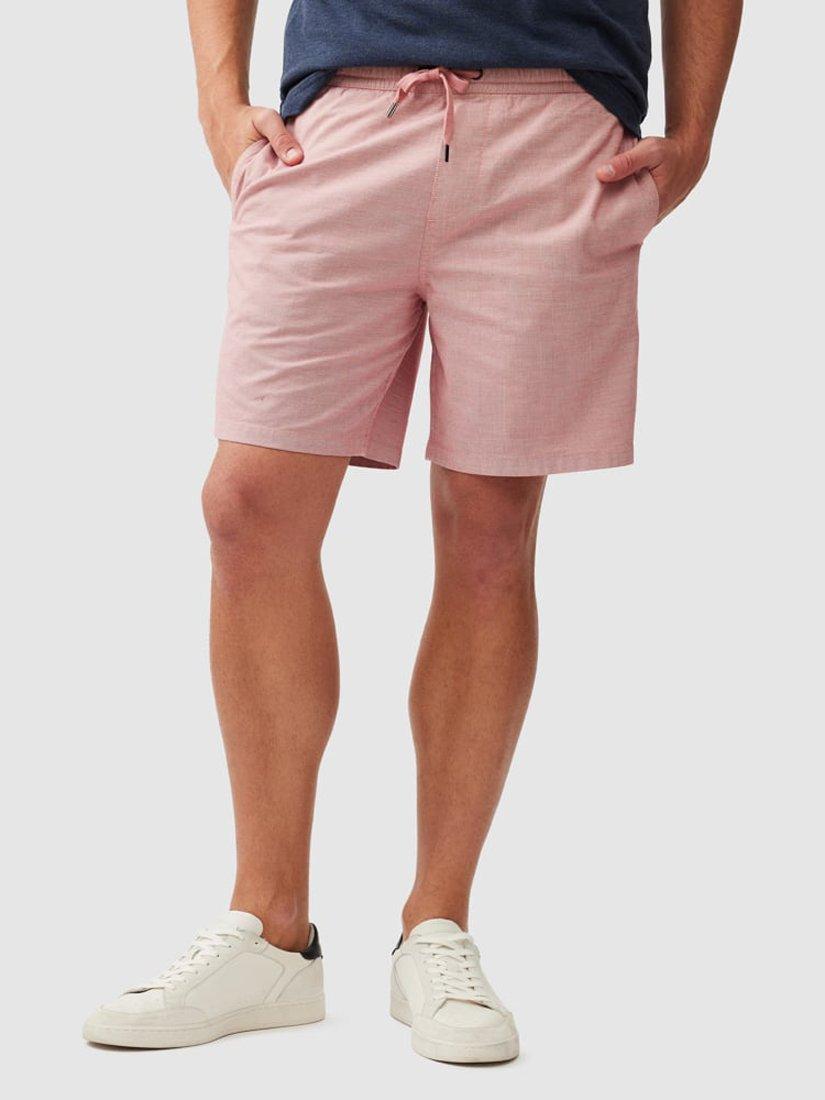 Product image 1 of 5, which shows Rodd & Gunn Gunn Stretch Cotton Blend 7” Resort Shorts, Sienna, XS