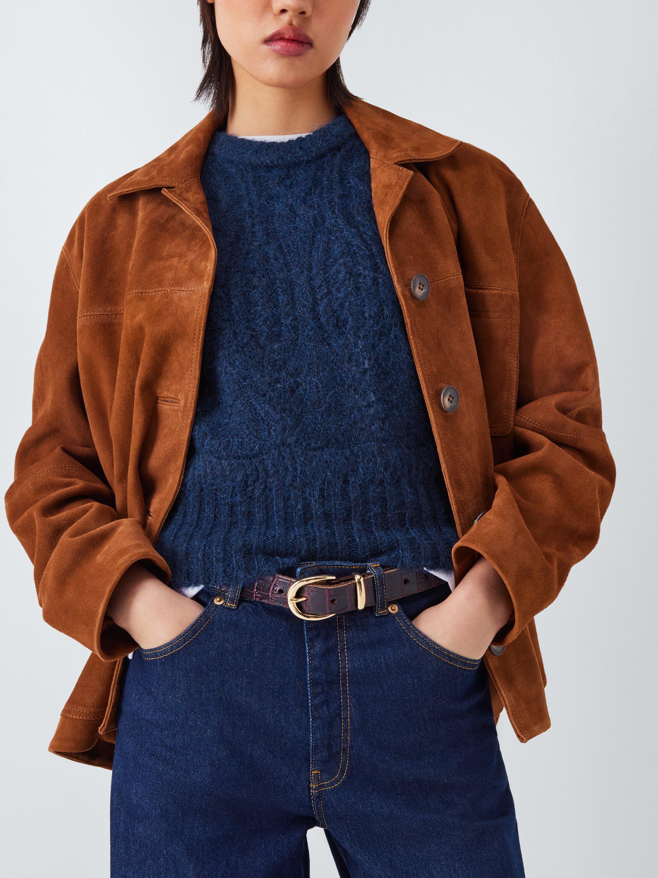 Product image 6 of 6, which shows AND/OR Harley Alpaca Blend Knit Vest, Blue, XS