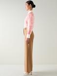 L.K.Bennett Sonya Floral Print Blouse, Pink/Multi