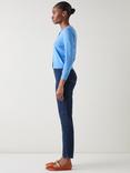 L.K.Bennett Lottie Cotton Merino Wool Blend Round Neck Cardigan