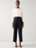 L.K.Bennett Lottie Fine Gauge Knit Cardigan, Cream