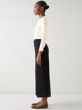 L.K.Bennett Lottie Fine Gauge Knit Cardigan, Cream