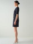 L.K.Bennett Skyla Shift Mini Dress, Navy