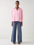 L.K.Bennett Finch Cotton Woven Stripe Long Sleeve Shirt