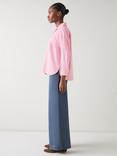 L.K.Bennett Finch Cotton Woven Stripe Long Sleeve Shirt