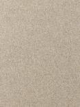 John Lewis Brushed Herringbone Pair Blackout Lined Pencil Pleat Curtains, Pale Mole