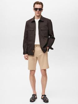 Mango Cracia Chino Shorts, Beige - view 2, Beige