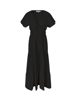 A-VIEW Fransisko Tiered Maxi Dress, Black