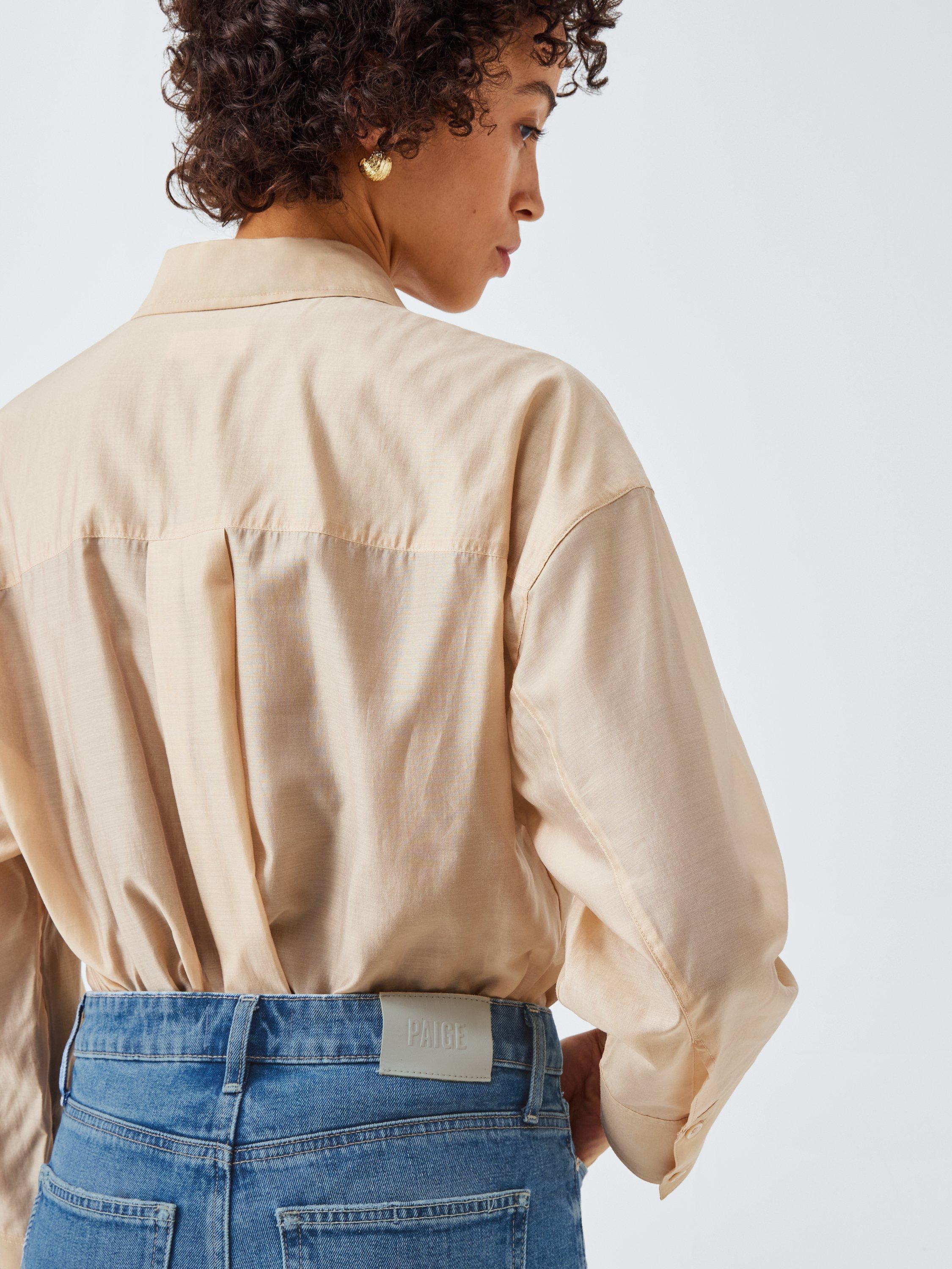 Product image 6 of 6, which shows PAIGE Leenah Wide Leg Jeans, Blue, W24/L32