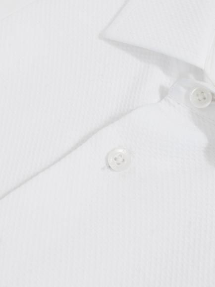 Reiss Kids' Marcel Cotton Poplin Slim Fit Shirt, White - view 2, White