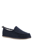 Hush Puppies Charles Suede Slippers, Navy