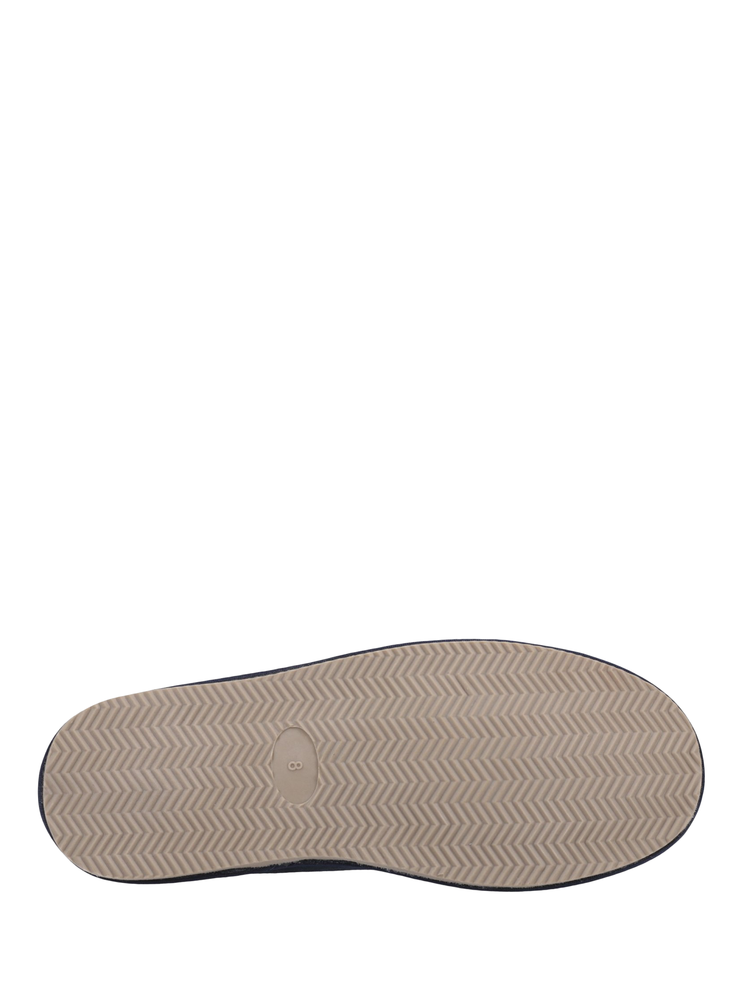 Product image 4 of 4, which shows Hush Puppies Charles Suede Slippers, Navy, 6
