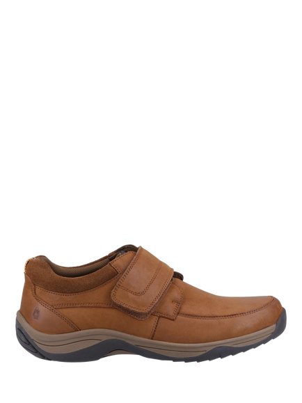 Hush Puppies Douglas Leather Riptape Loafers, Tan
