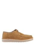 Hush Puppies Otis Suede Lace Up Boat Shoes, Tan