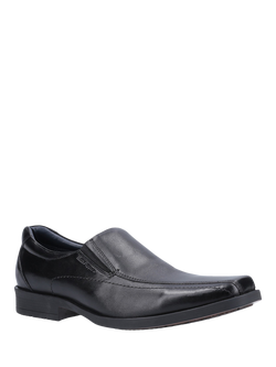 Hush Puppies Brody Leather Loafers, Black - view 2, Black