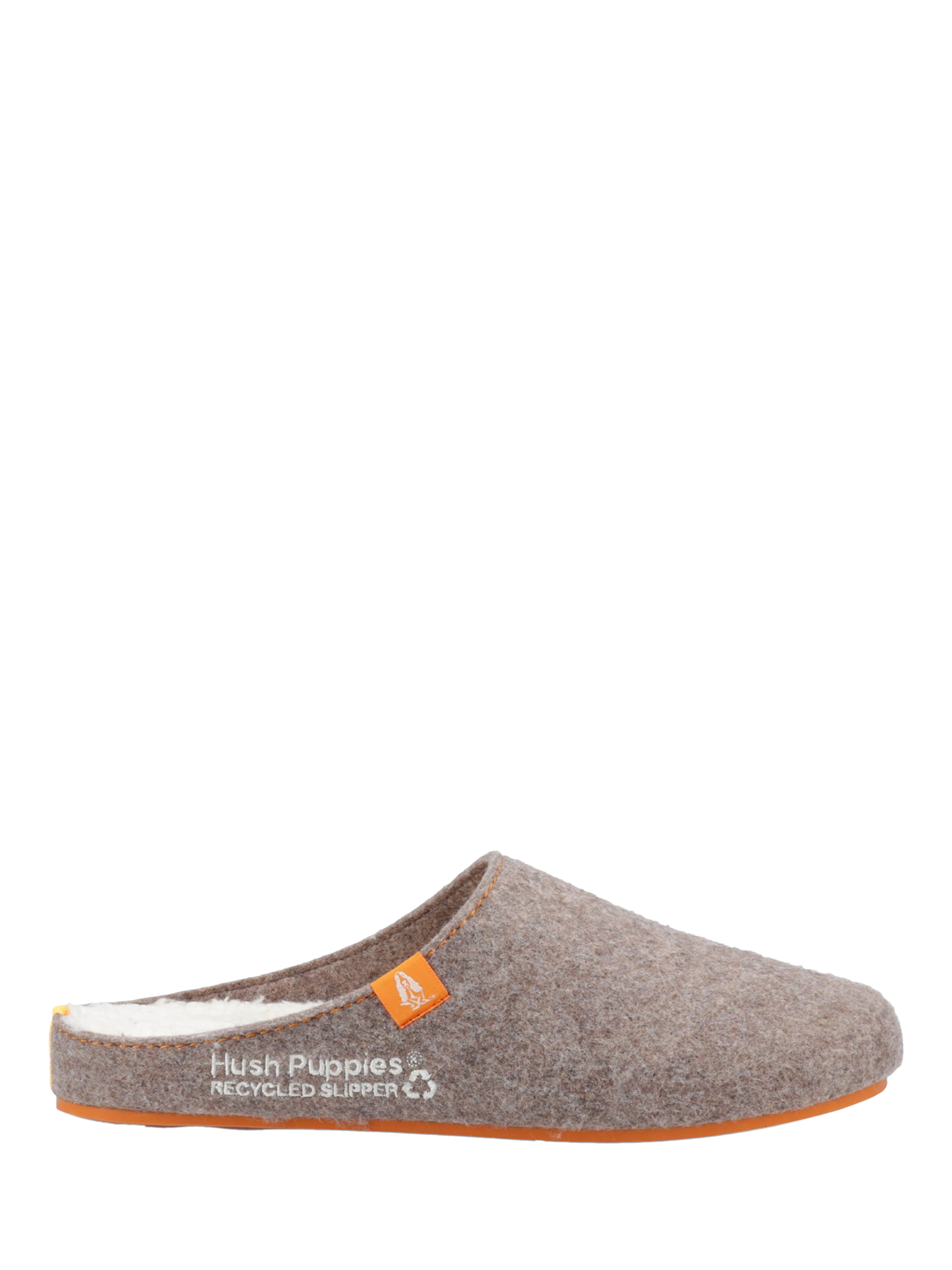 Product image 1 of 4, which shows Hush Puppies The Good Slippers, Brown, 6