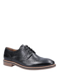 Hush Puppies Bryson Leather Wing Tip Brogues, Black