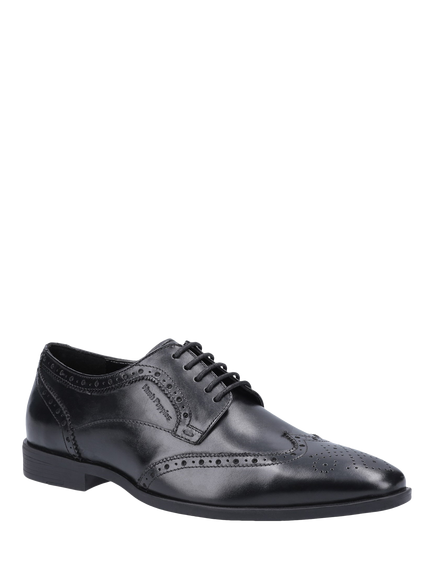 Hush Puppies Elliot Leather Lace Up Oxford Brogues - view 2, Black