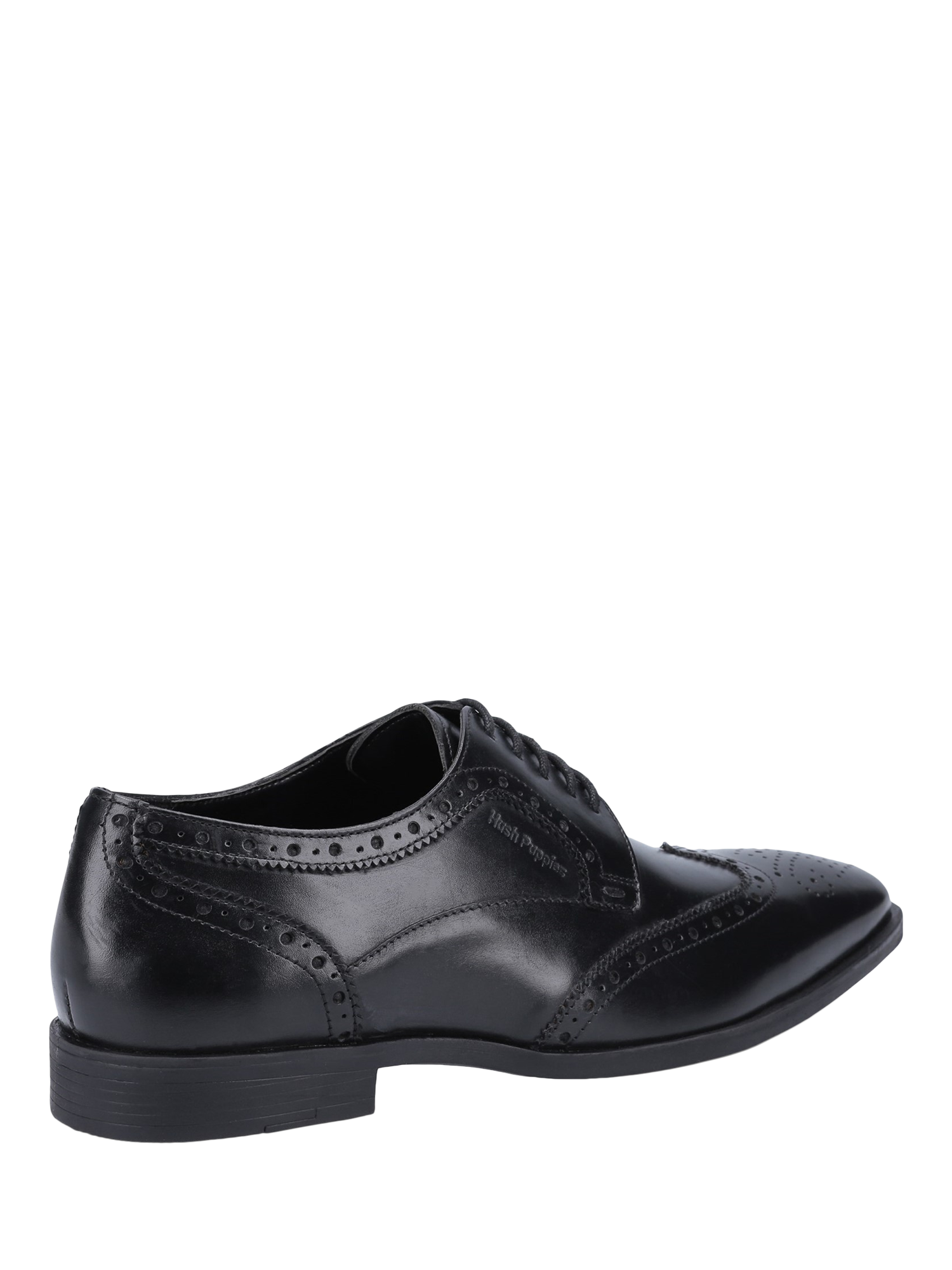Product image 3 of 4, which shows Hush Puppies Elliot Leather Lace Up Oxford Brogues, Black, 6