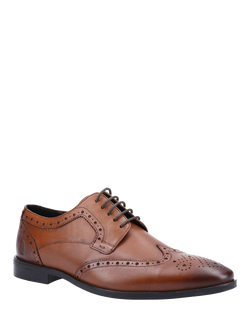 Hush Puppies Elliot Leather Lace Up Oxford Brogues - view 2, Tan