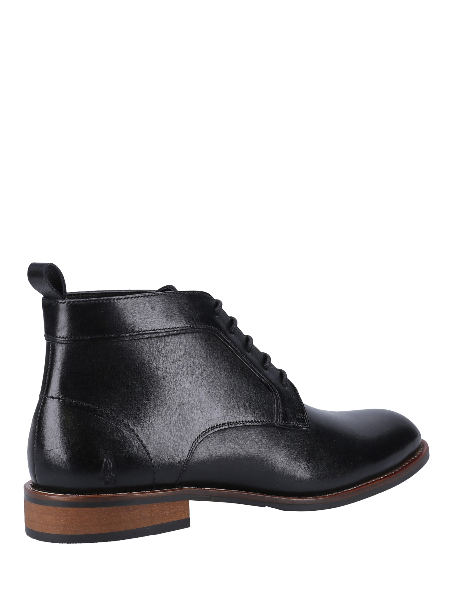 Product image 3 of 4, which shows Hush Puppies Declan Leather Lace Up Ankle Boots, Black, 6