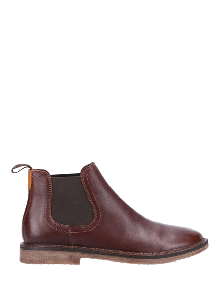 Hush Puppies Shaun Leather Chelsea Boots, Brown, Brown